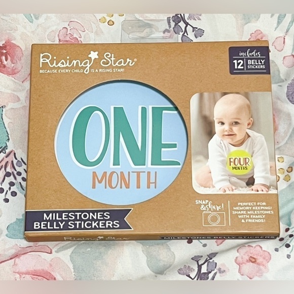 Rising Star Other - Rising Star Milestone Belly Stickers One Month to 1 Year